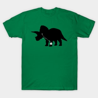 Music Loving Triceratops T-Shirt